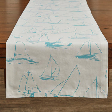 Sailboats Table Runner - 72